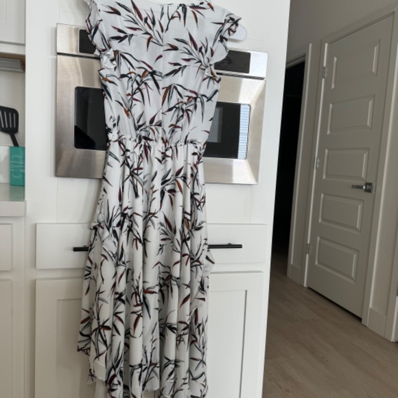 Rachel Zoe Pippa Printed Asymmetrical Midi Dress size 4 - Picture 3 of 6